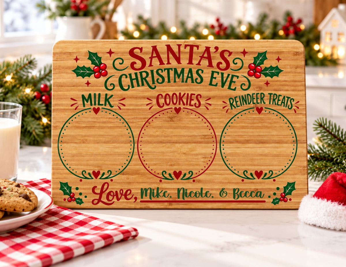 Santa's Christmas Eve Treats circles