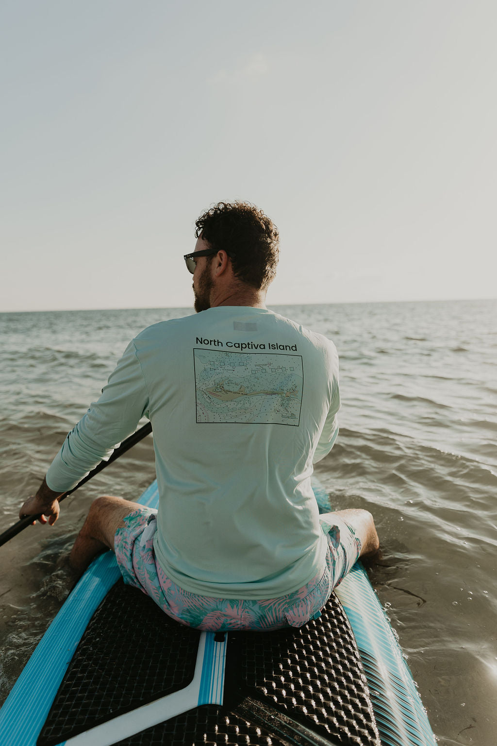 Adult Men's Cooling Long Sleeve Shirt w/ back design C