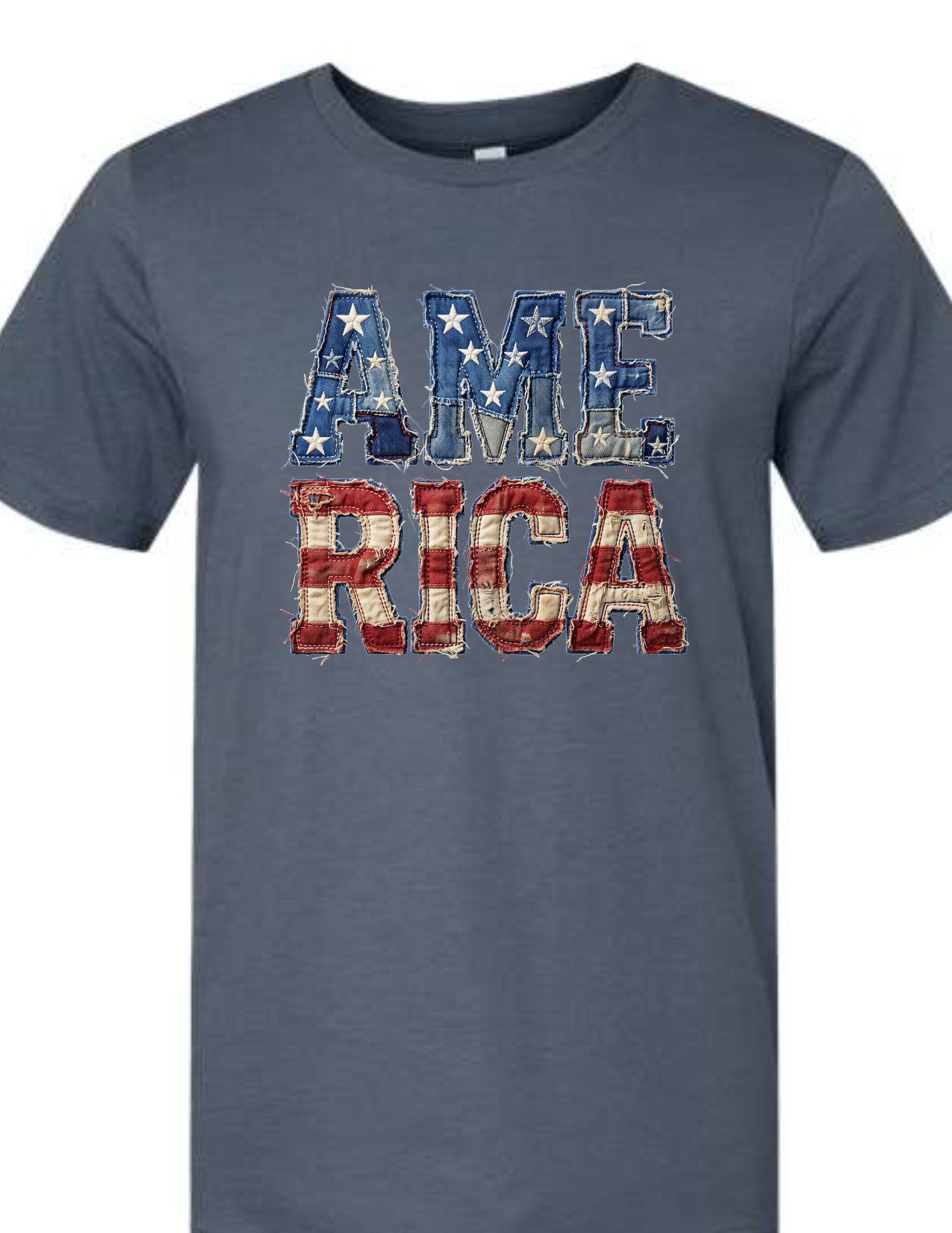 America faux patchwork