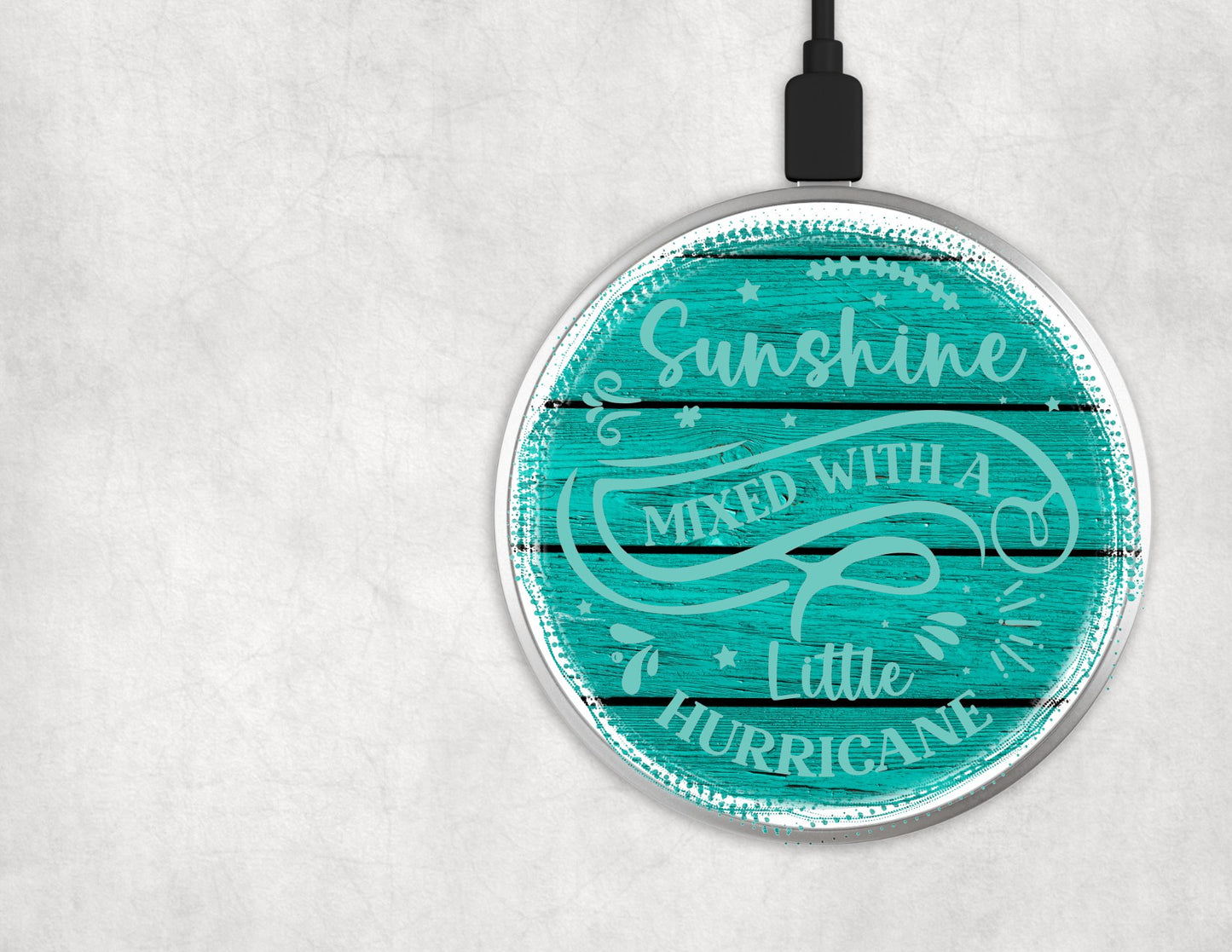 Wireless Charger Sunshine Mixes with a Little Hurricane