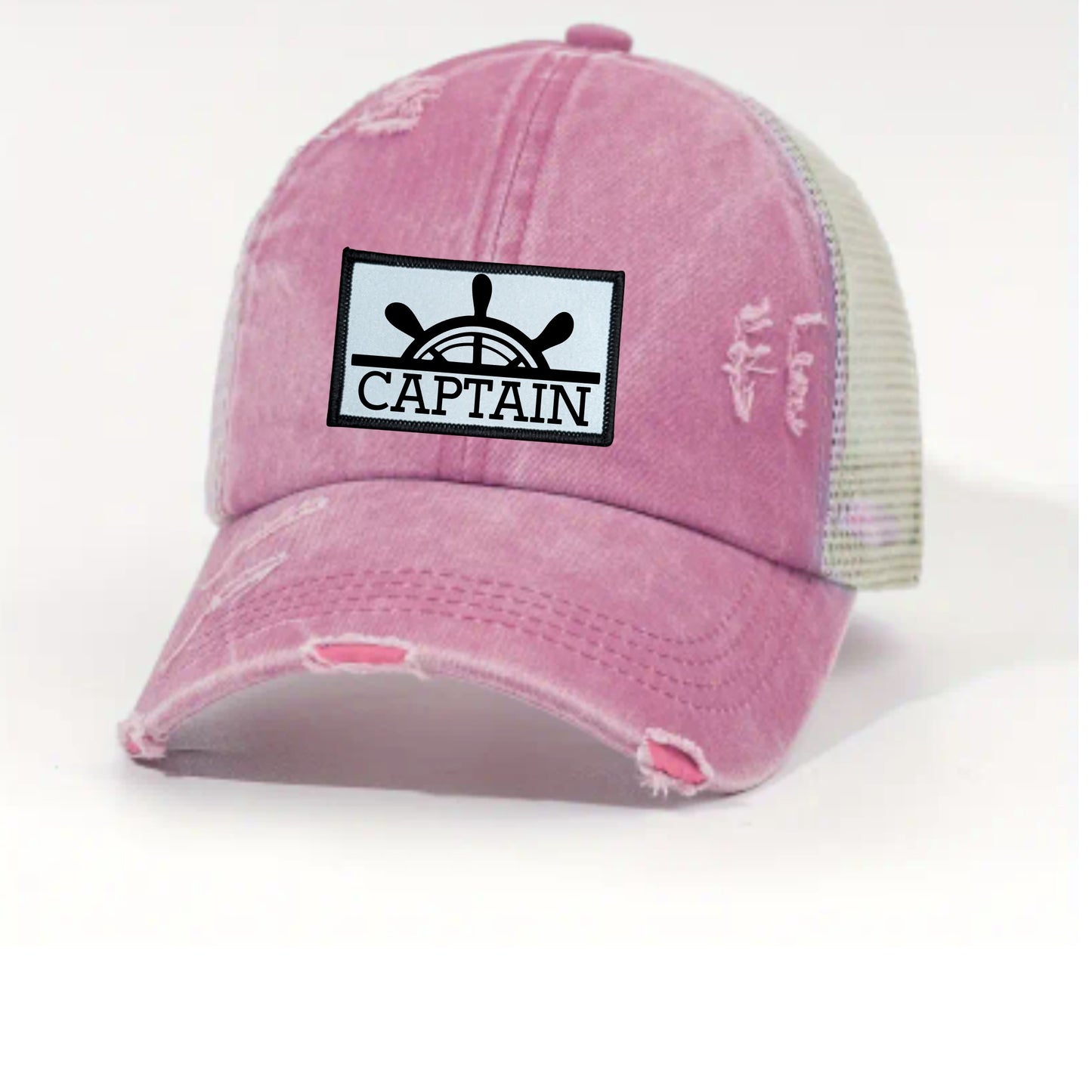 Captain Ponytail/Messy Bun Hat