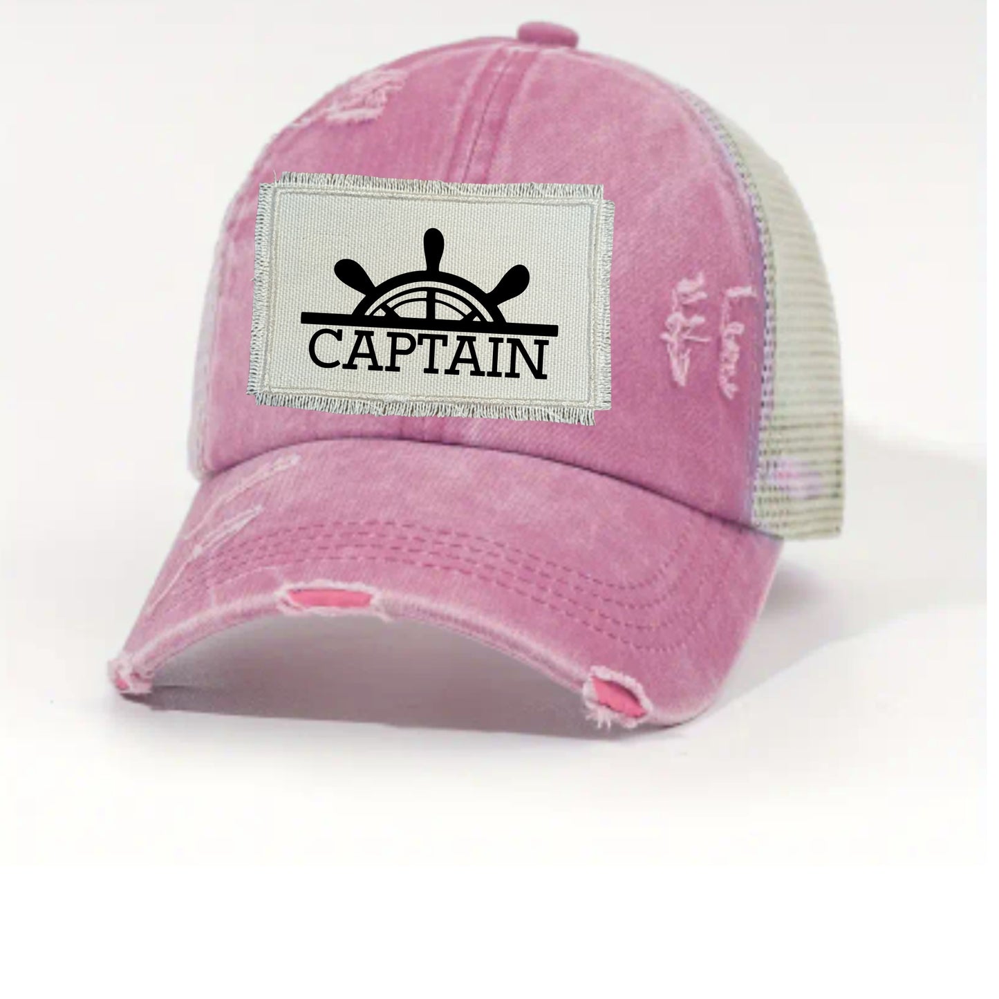 Captain Ponytail/Messy Bun Hat