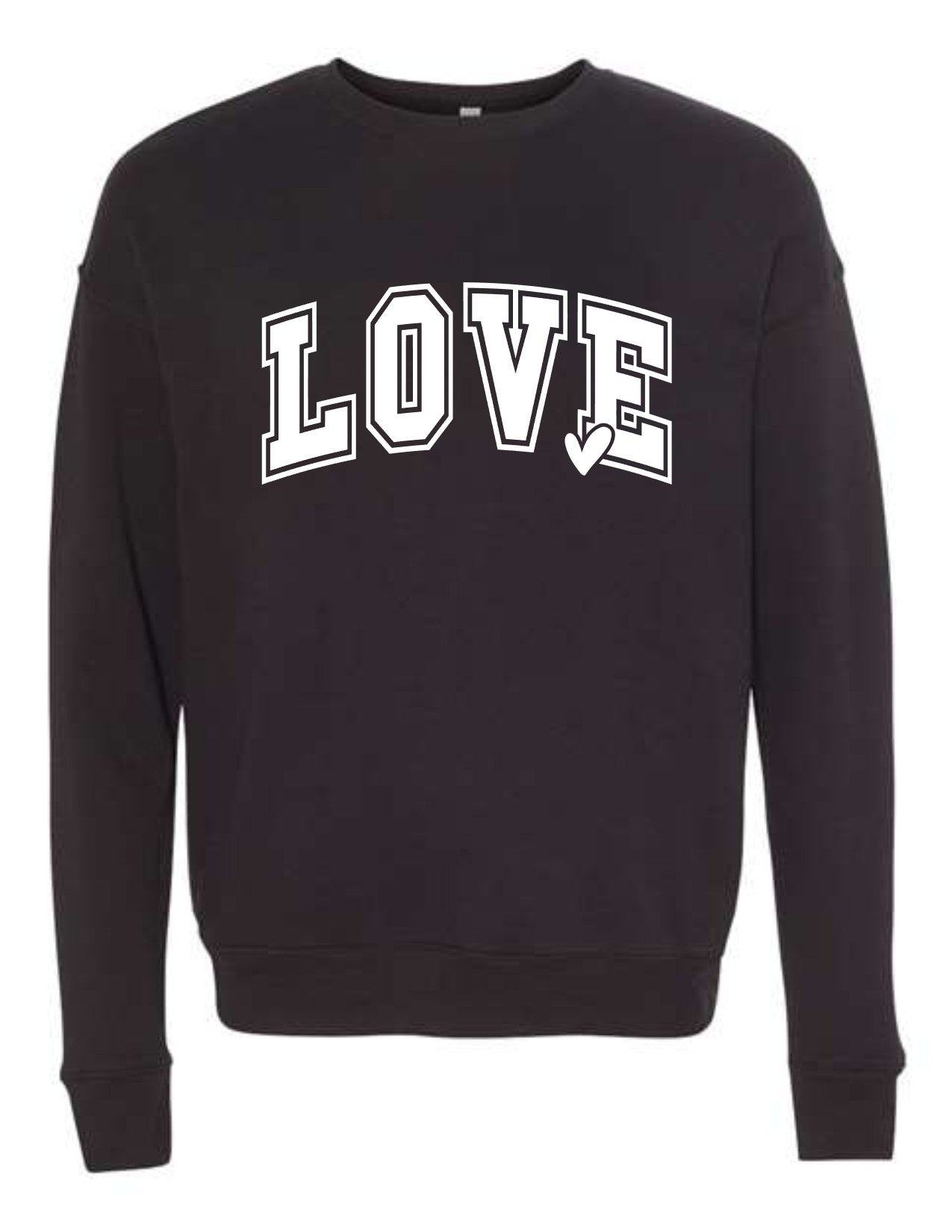 Collegiate Love with heart