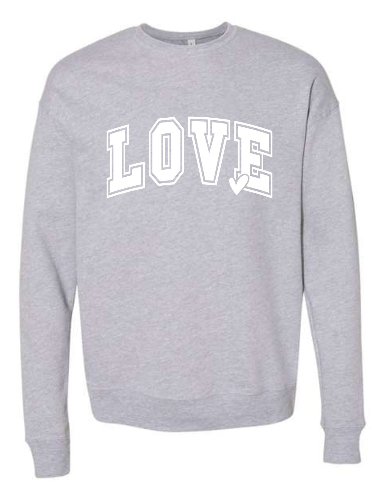 Collegiate Love with heart