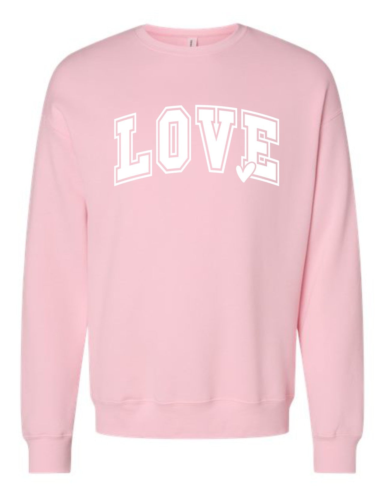 Collegiate Love with heart