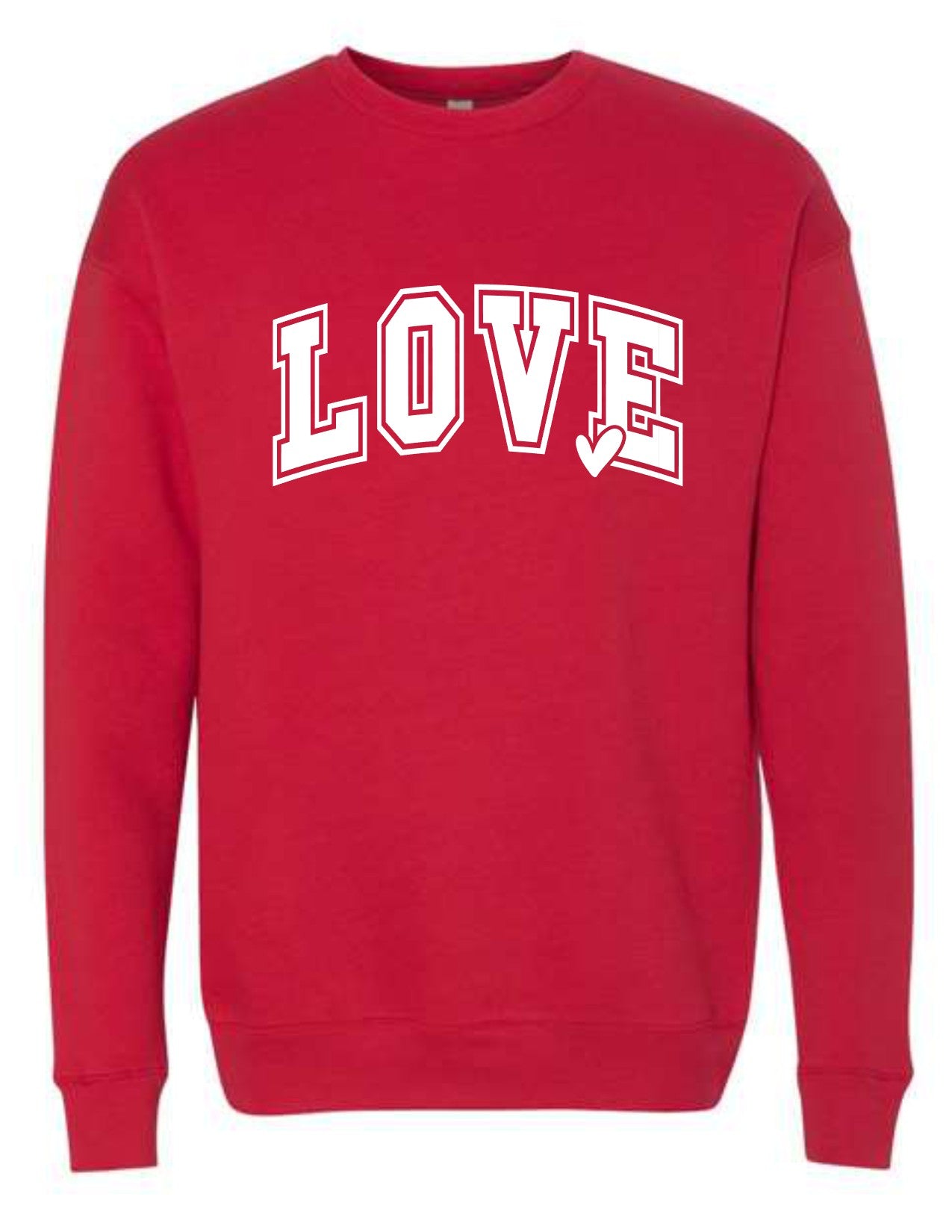 Collegiate Love with heart