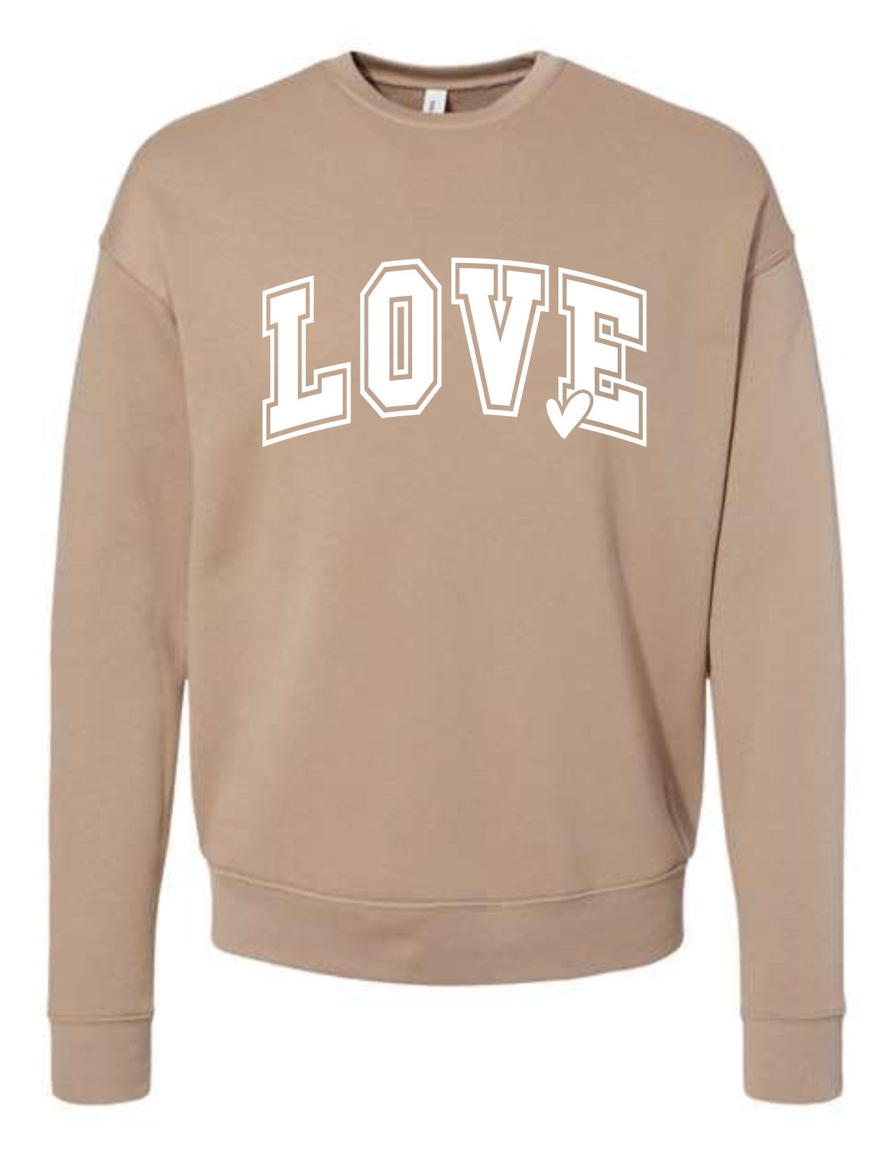 Collegiate Love with heart