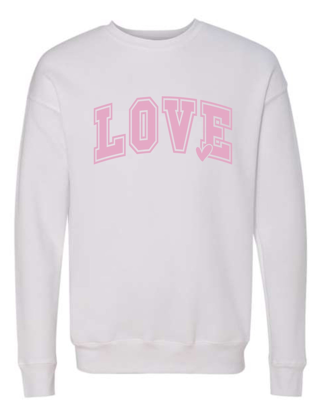 Collegiate Love with heart