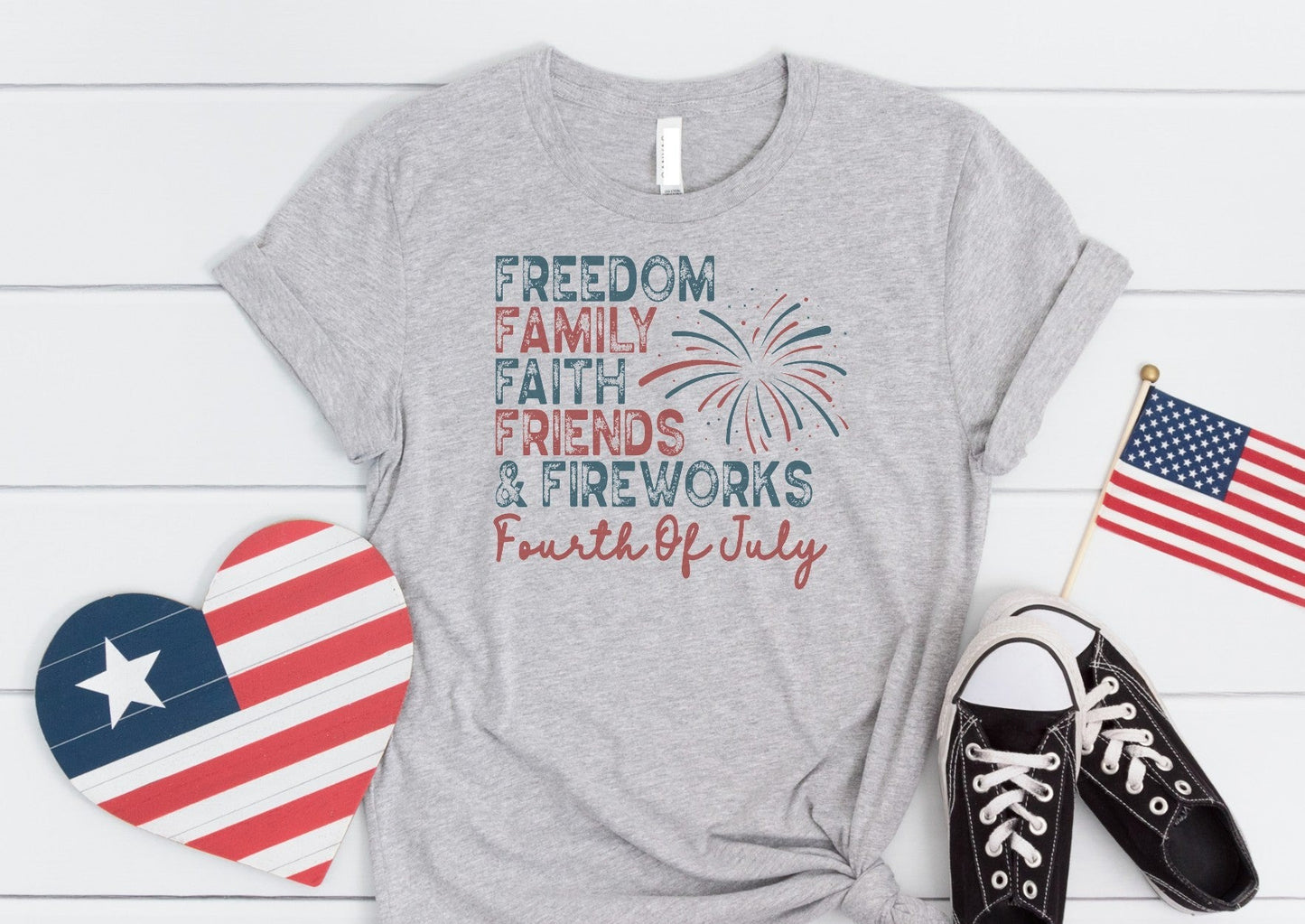 Freedom Faith Family Friends Fireworks