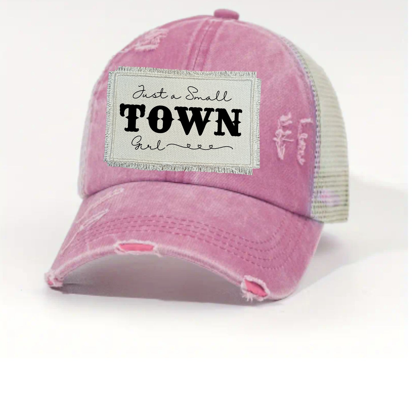 Just a Small Town Girl Ponytail/Messy Bun Hat