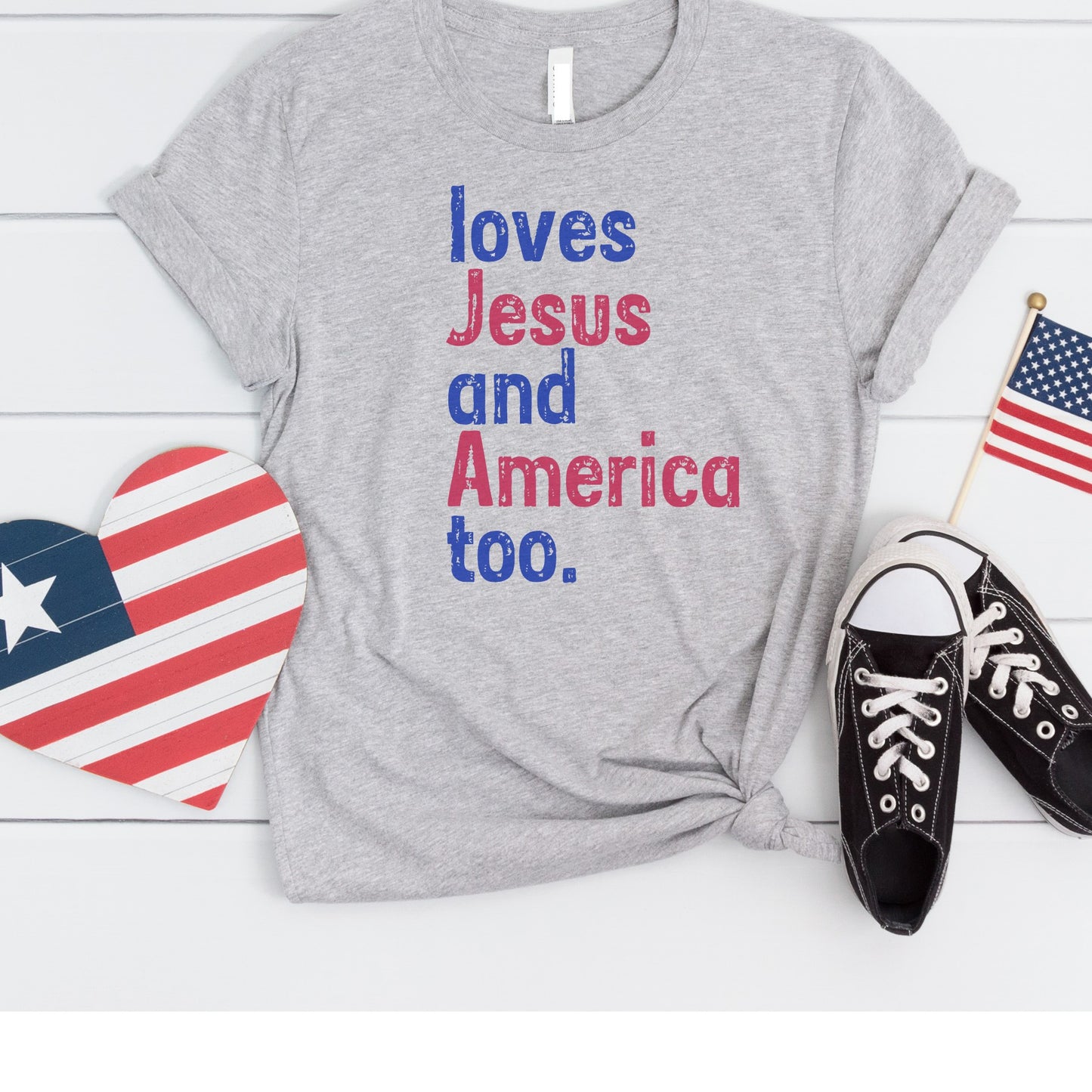 loves Jesus and America too.