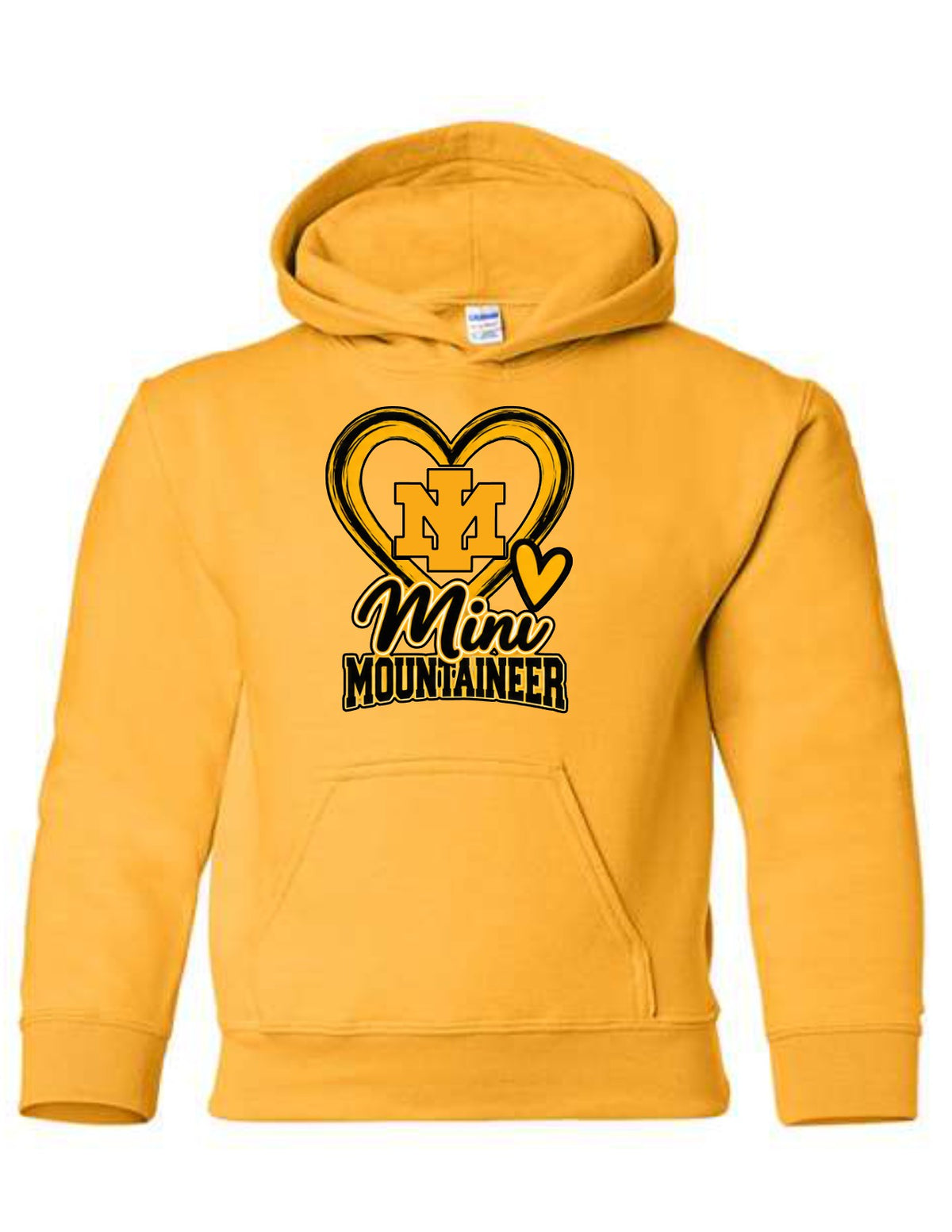 Mini Mountaineer Logo Large Heart