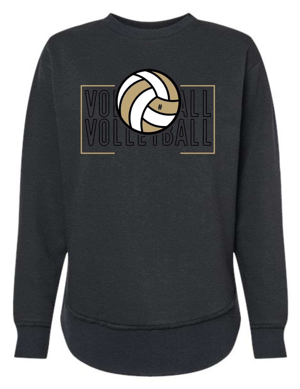 Mountaineer Volleyball Double with Ball