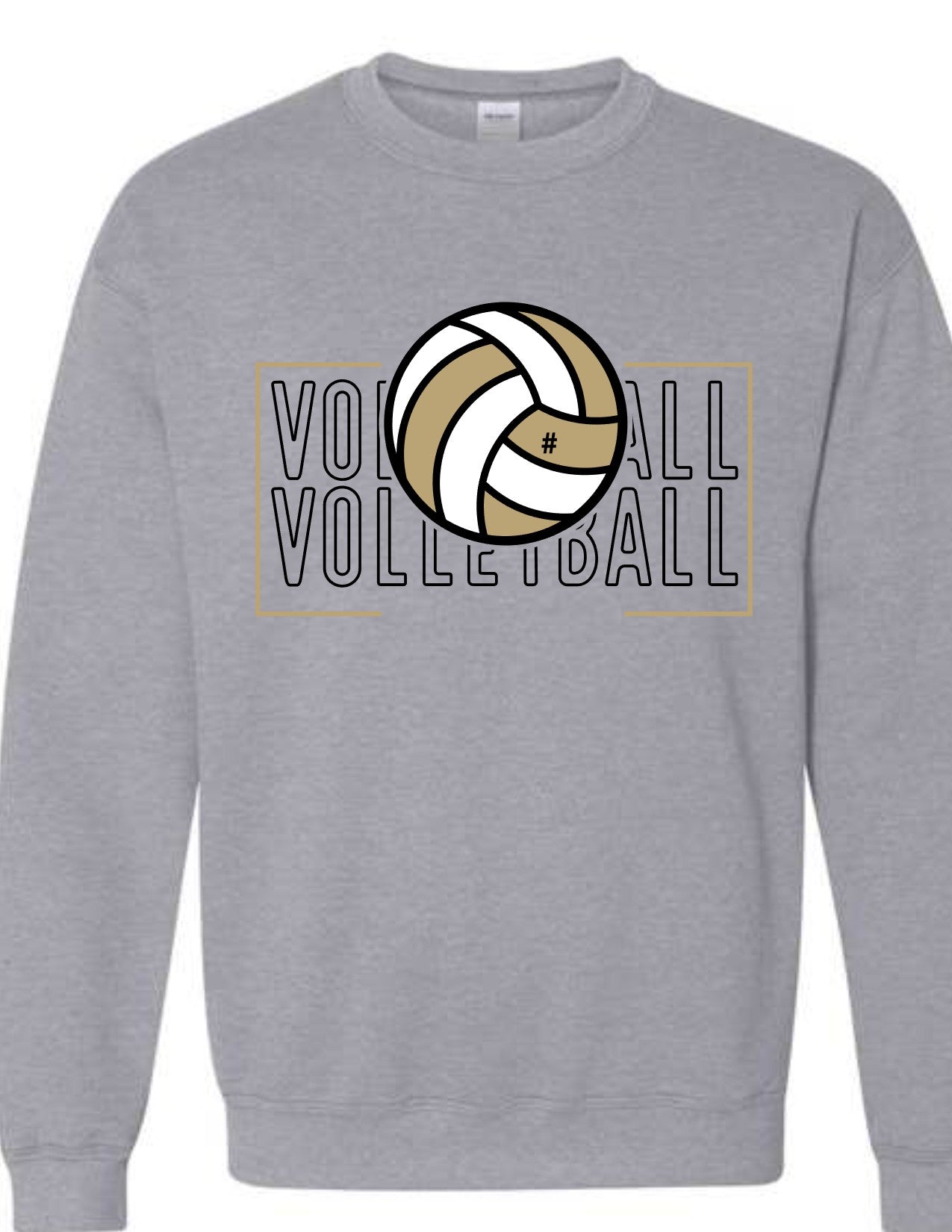 Mountaineer Volleyball Double with Ball