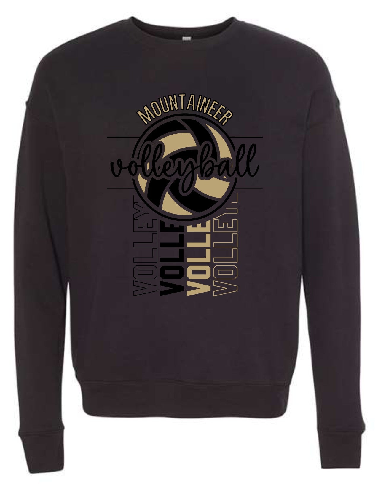 Mountaineer Volleyball Layered