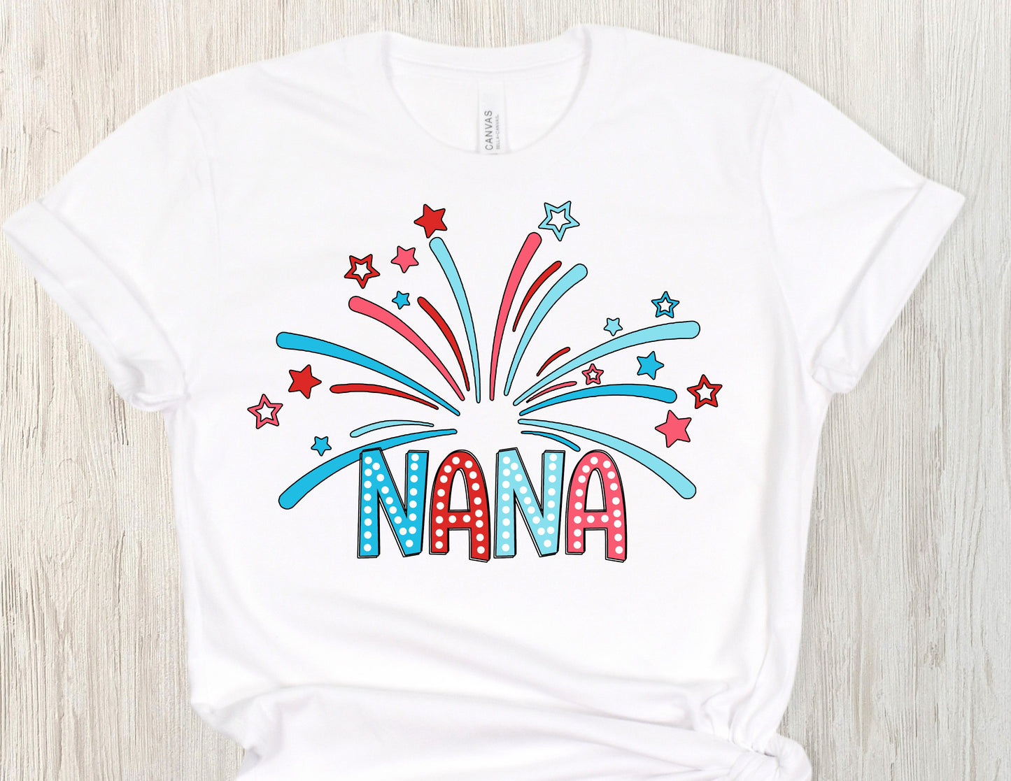 Grandma (Mama, Mimi, Nana) Fireworks personalized