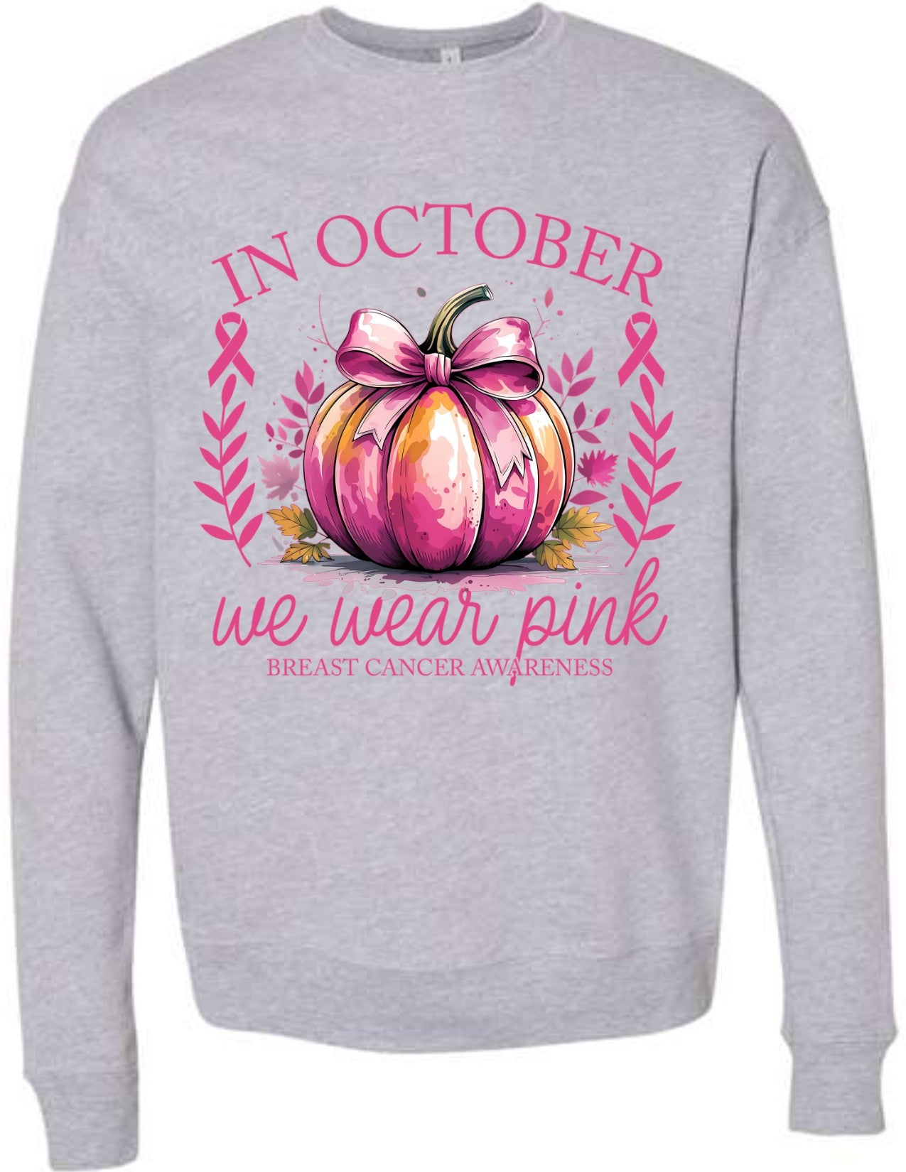 In October We Wear Pink Pumpkin