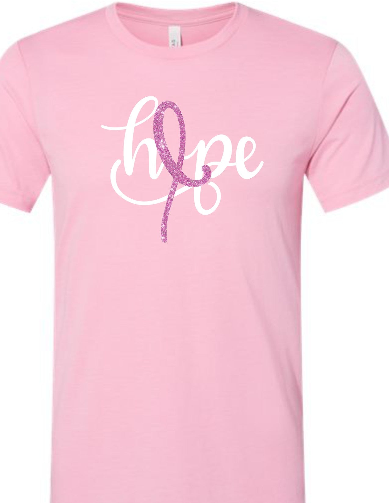 Hope with Glitter Ribbon