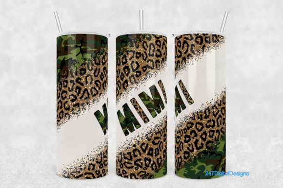 20 oz Tumbler MIMI Leopard