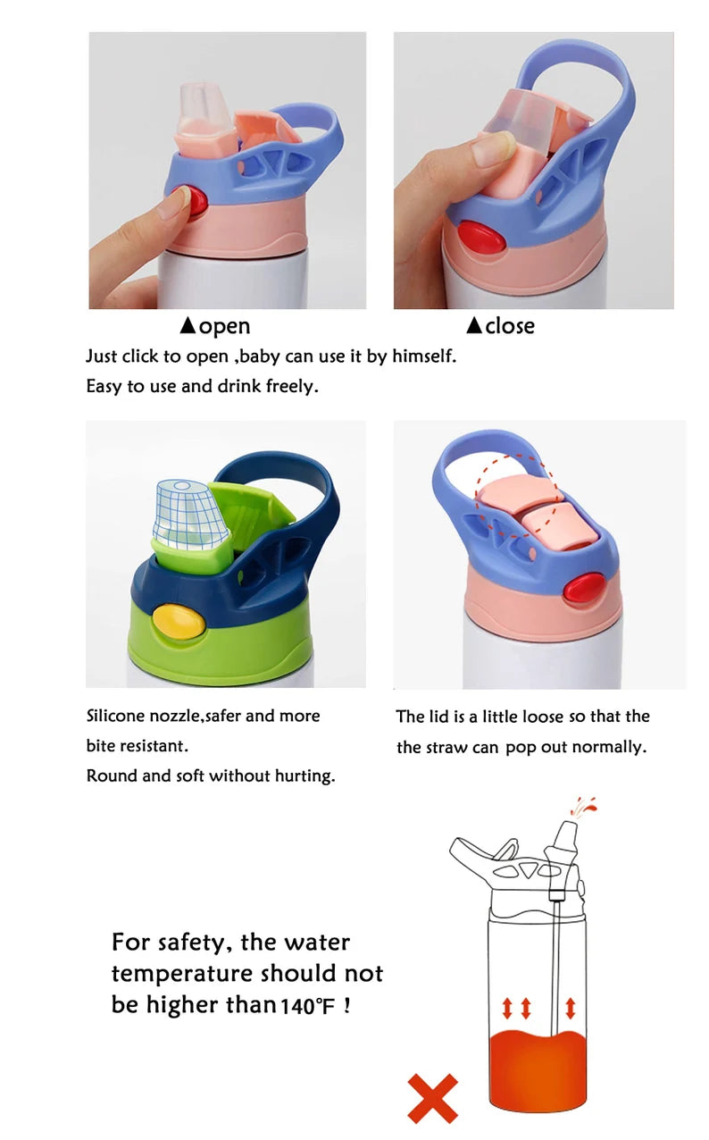 Kids 12 oz Fire Truck Tumbler