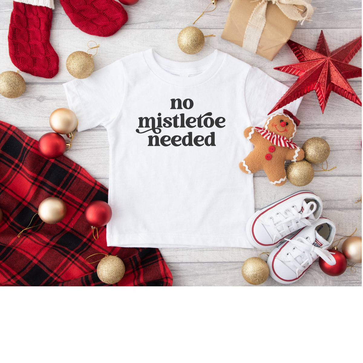 No Mistletoe Needed Kids