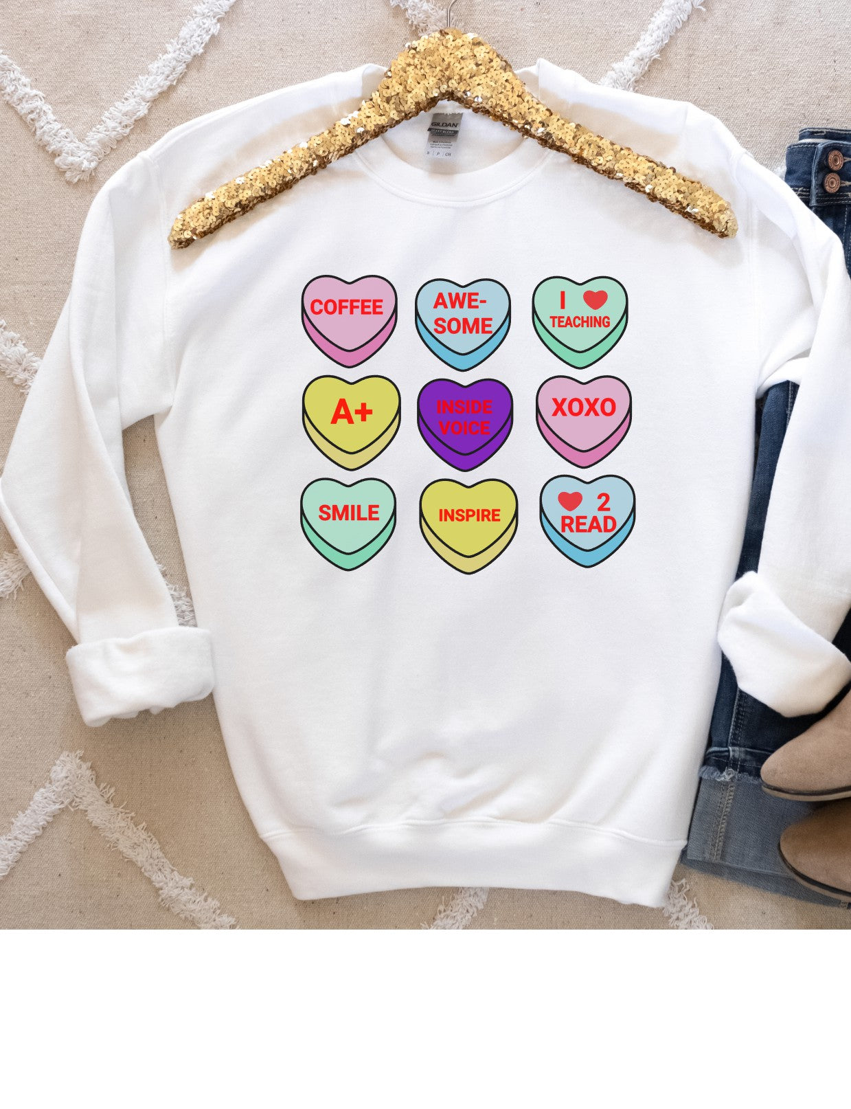 Teacher Conversation Hearts