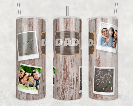 Dad photos 20oz Insulated Tumbler