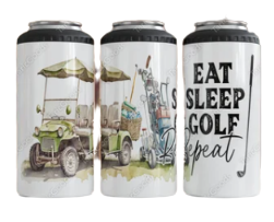 Eat Sleep Golf Repeat 4 in 1 Tumbler