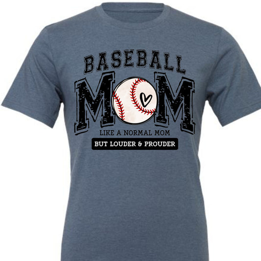 Baseball Mom Like a Normal Mom but Louder & Prouder