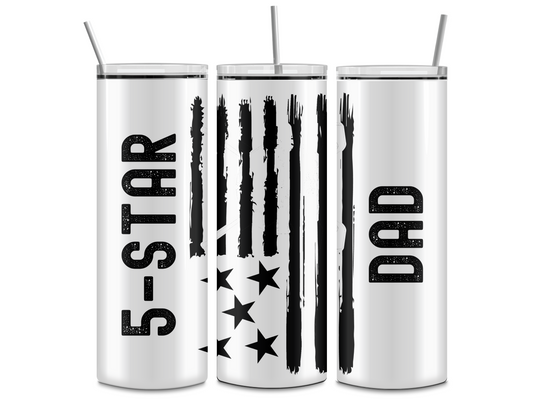 5 Star Dad 20oz Insulated Tumbler