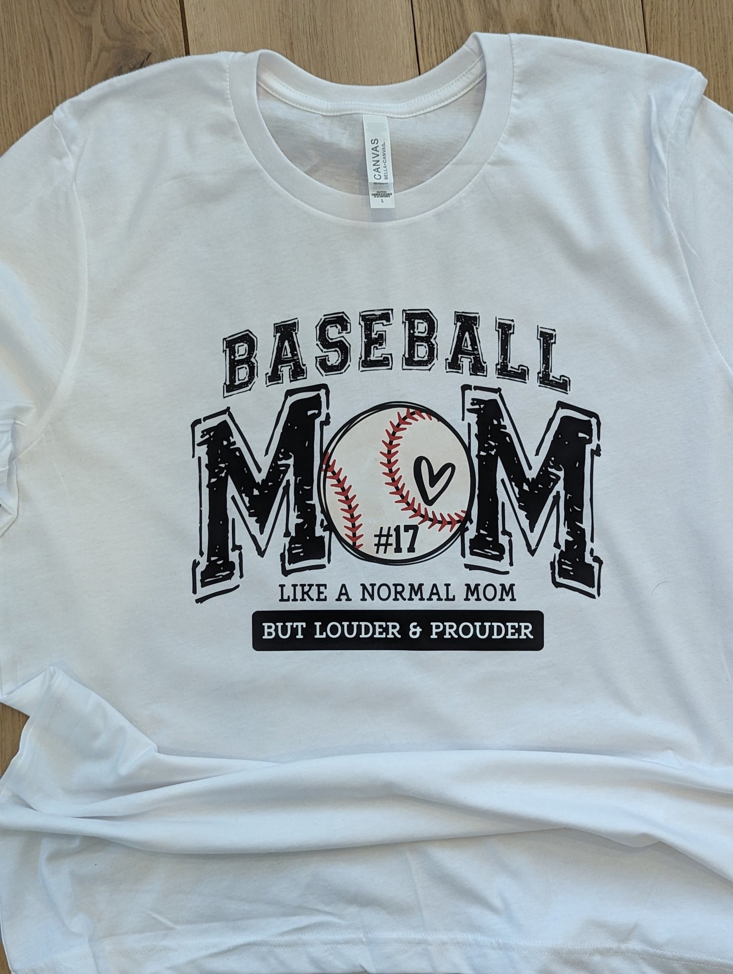 Baseball Mom Like a Normal Mom but Louder & Prouder