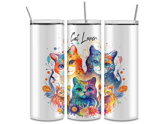 Cat Lover 20oz Insulated Tumbler