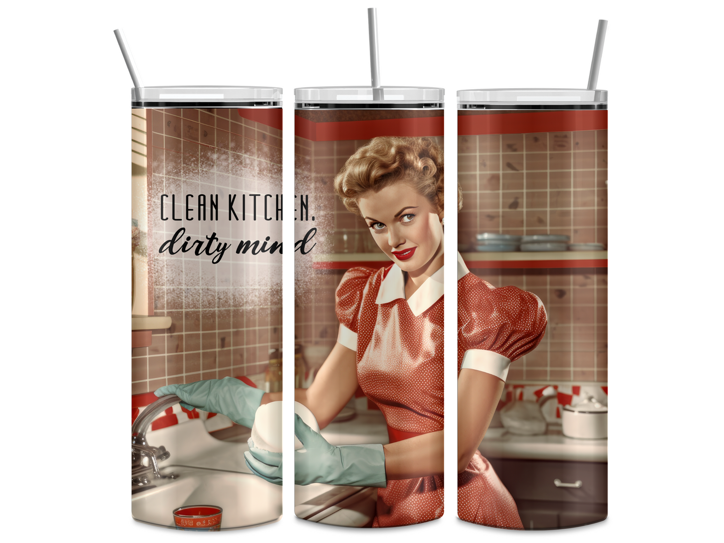 Clean Kitchen Dirty Mind 20oz Tumbler