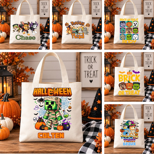 Halloween Character Treat Bags