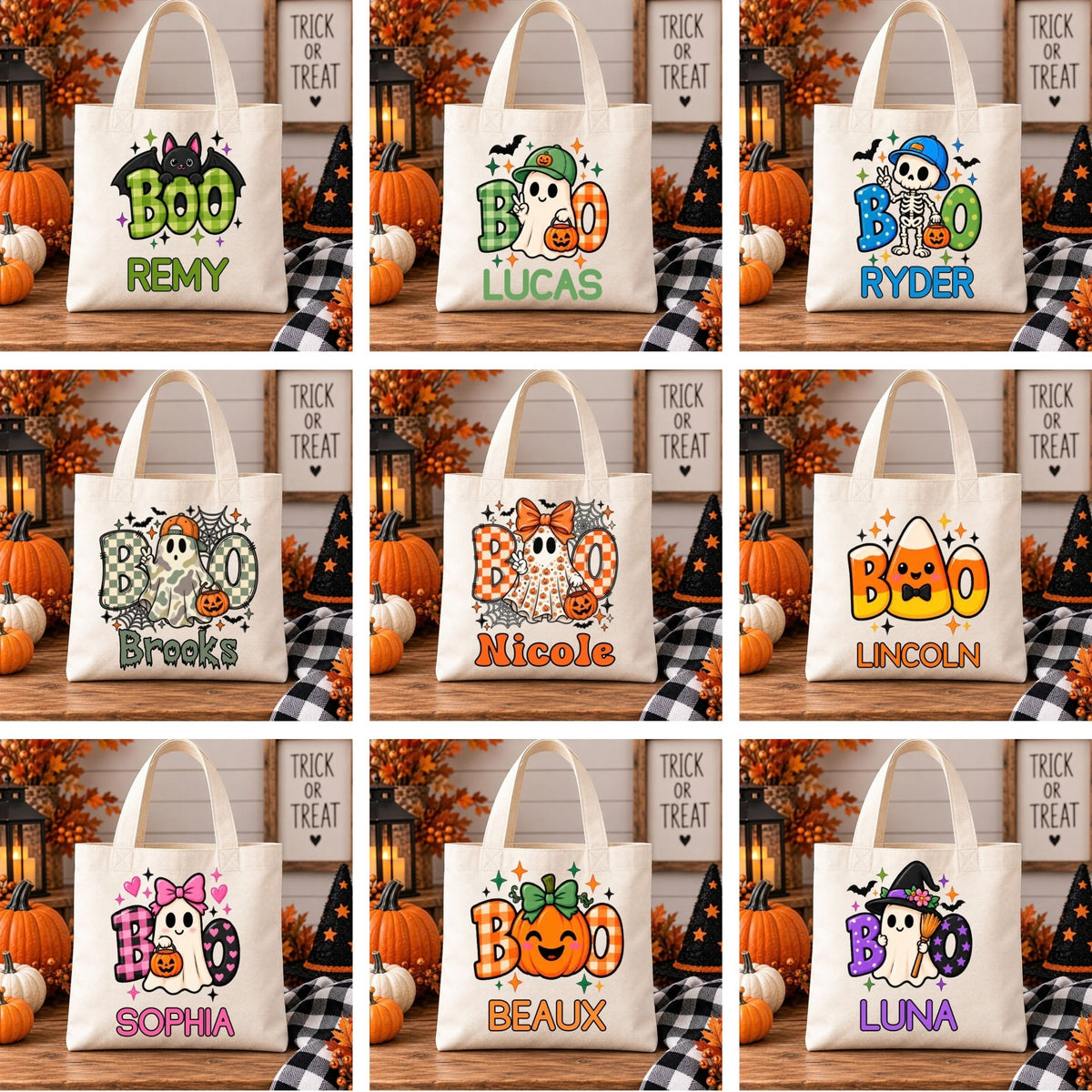 Trick or Treat Bag BOO 2