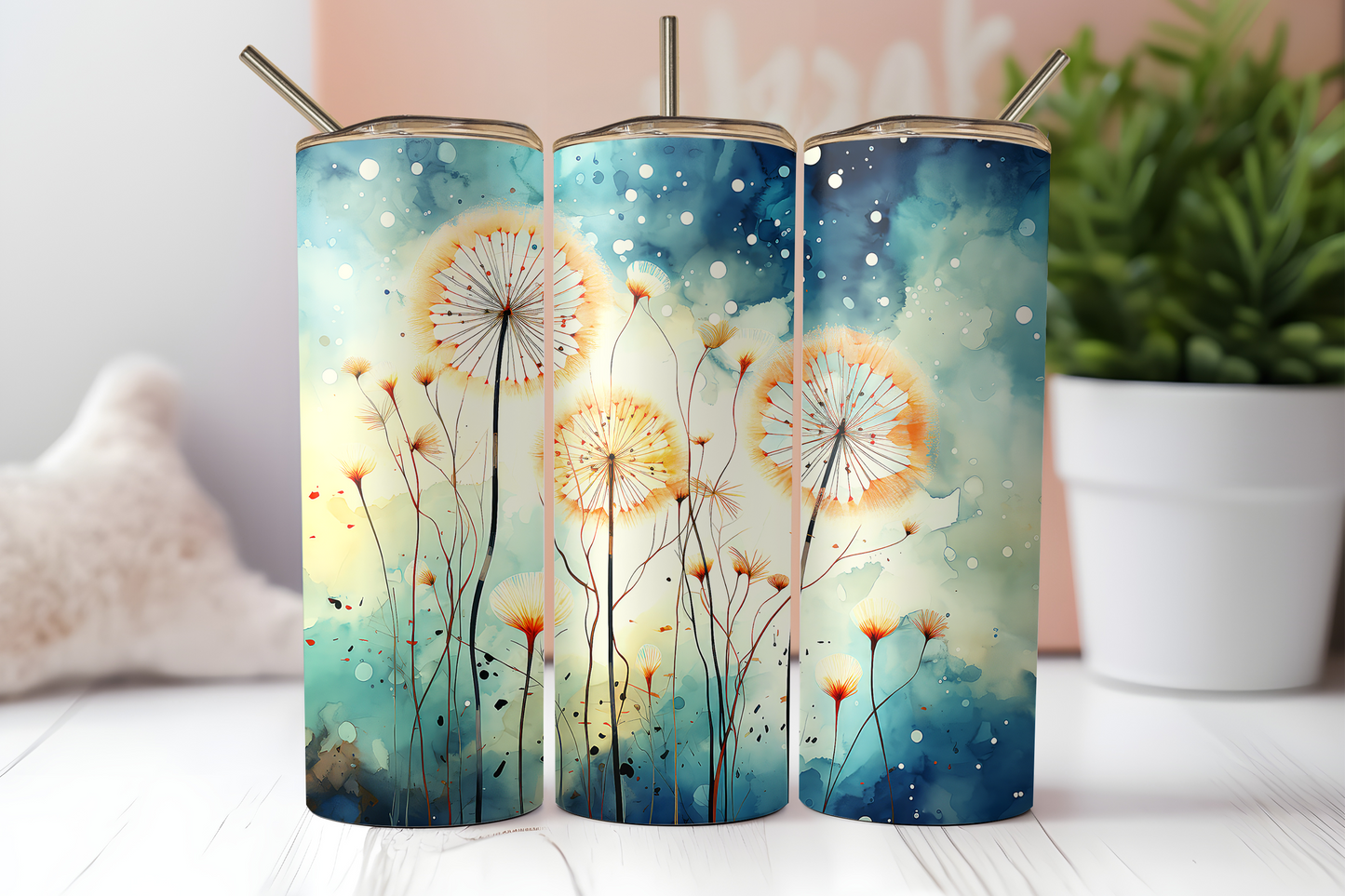 Dandelions at Night 20oz Tumbler