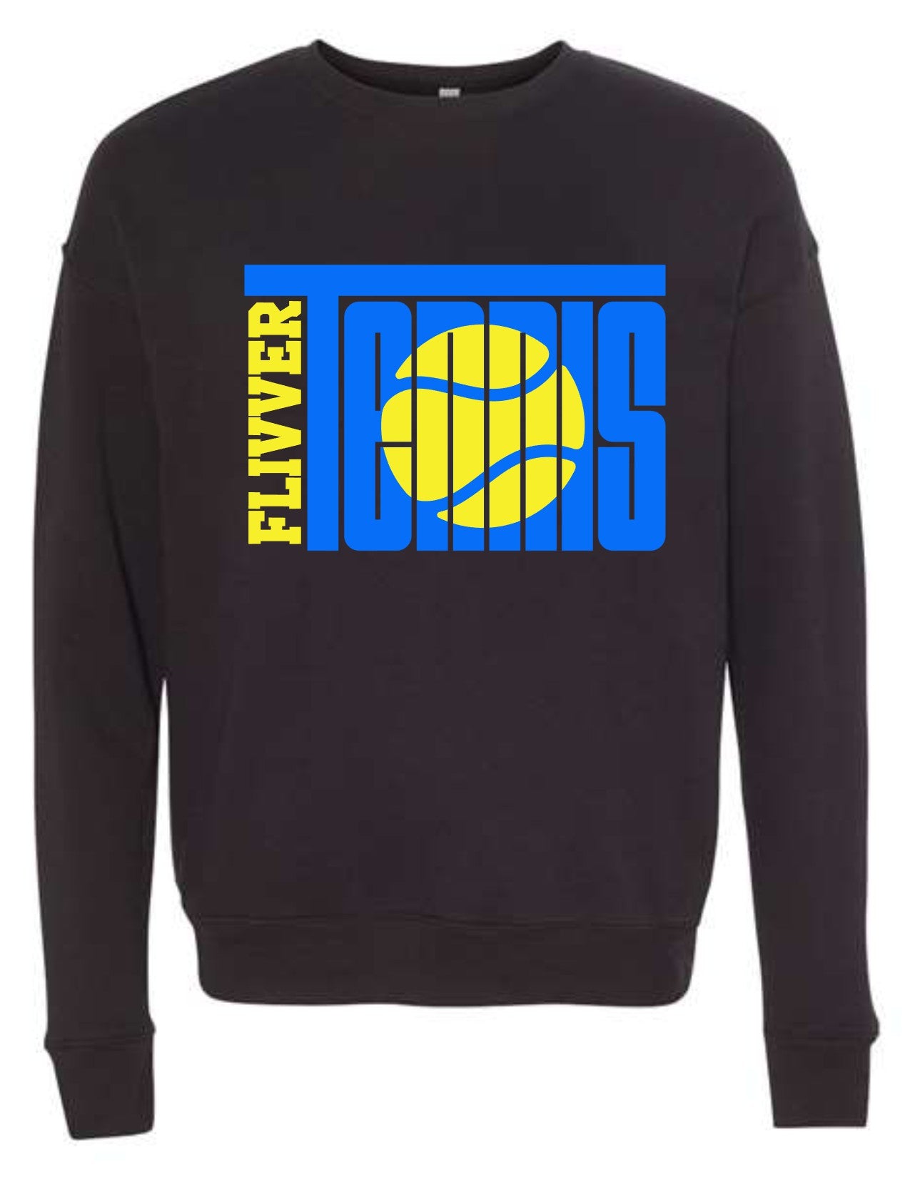 Flivver Tennis tall font with ball
