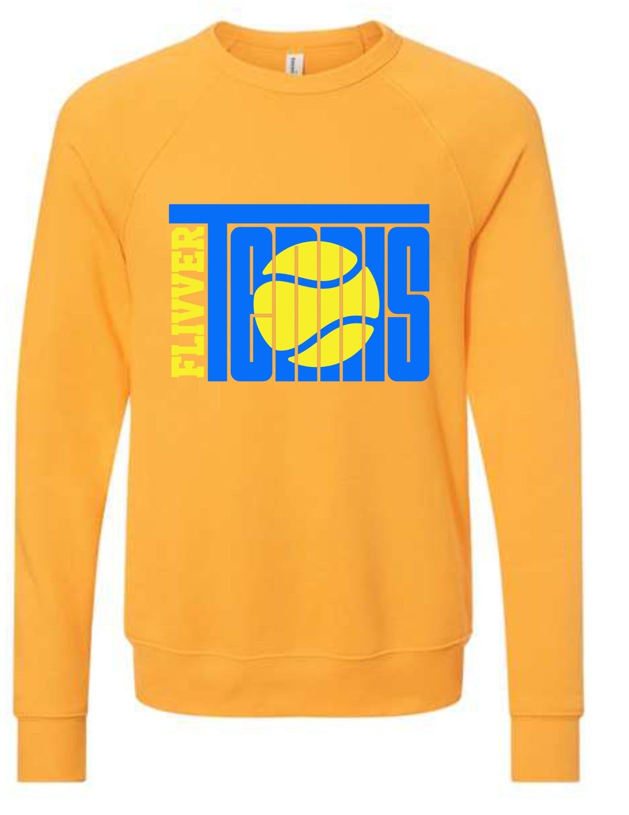 Flivver Tennis tall font with ball