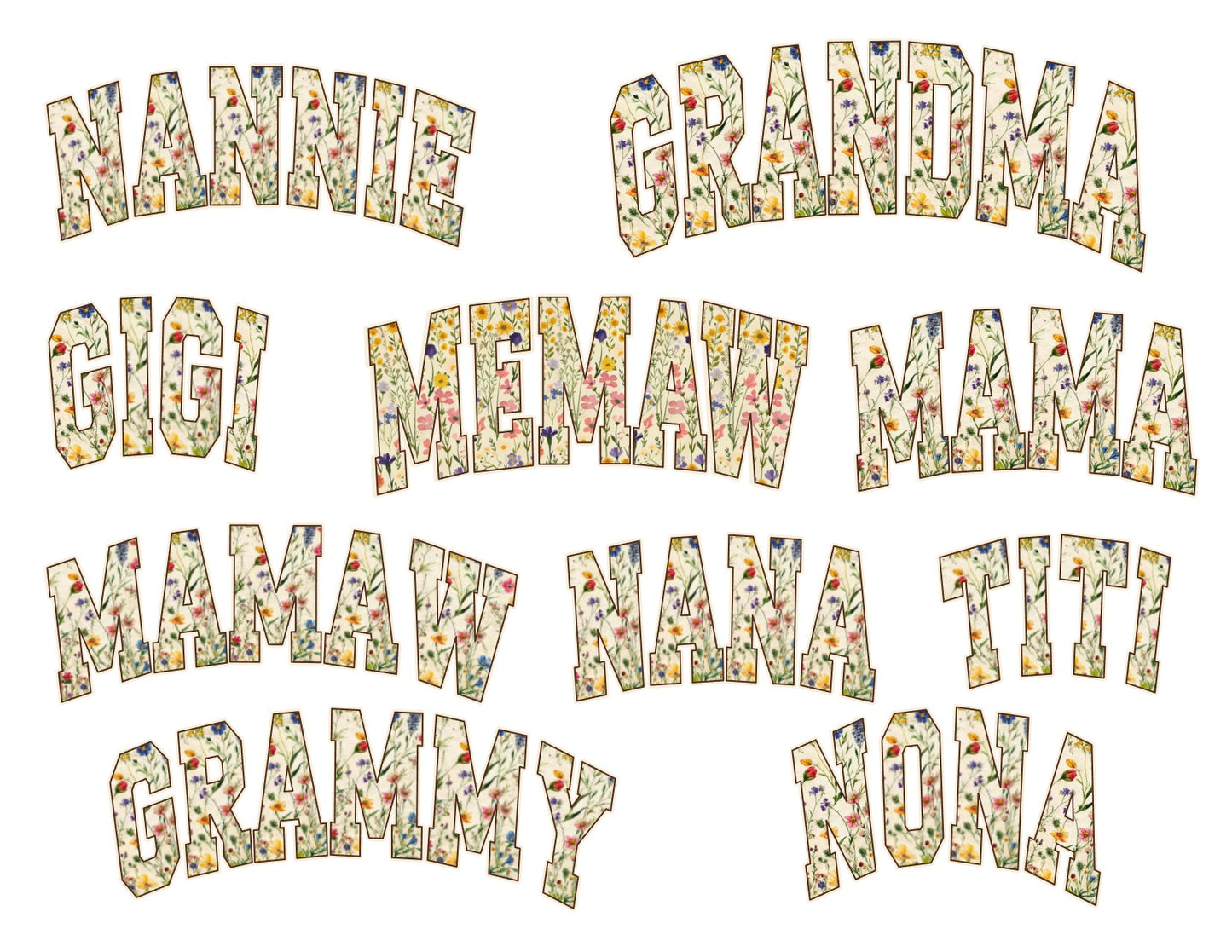 Grandma Floral name