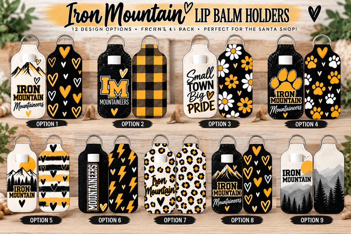Mountaineer Lip Balm Holder Keychain