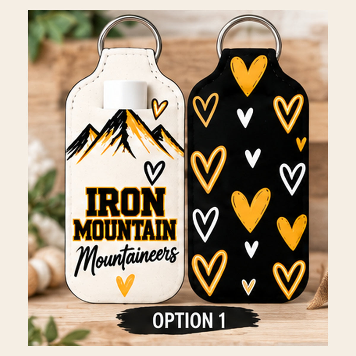 Mountaineer Lip Balm Holder Keychain
