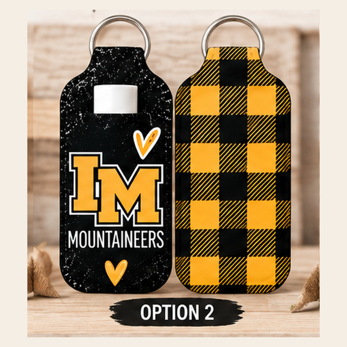Mountaineer Lip Balm Holder Keychain