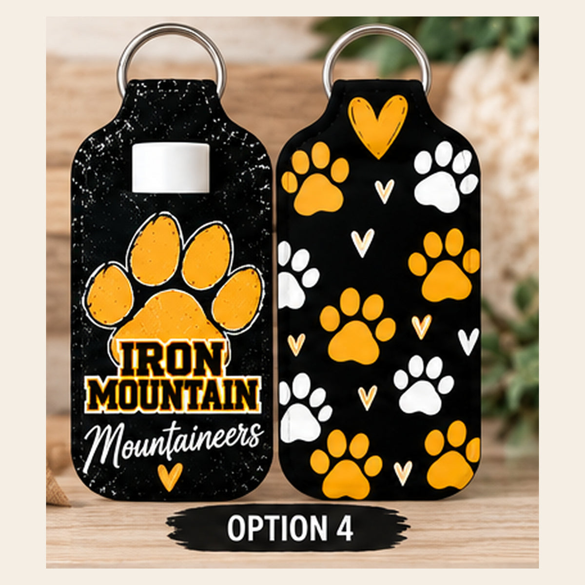 Mountaineer Lip Balm Holder Keychain