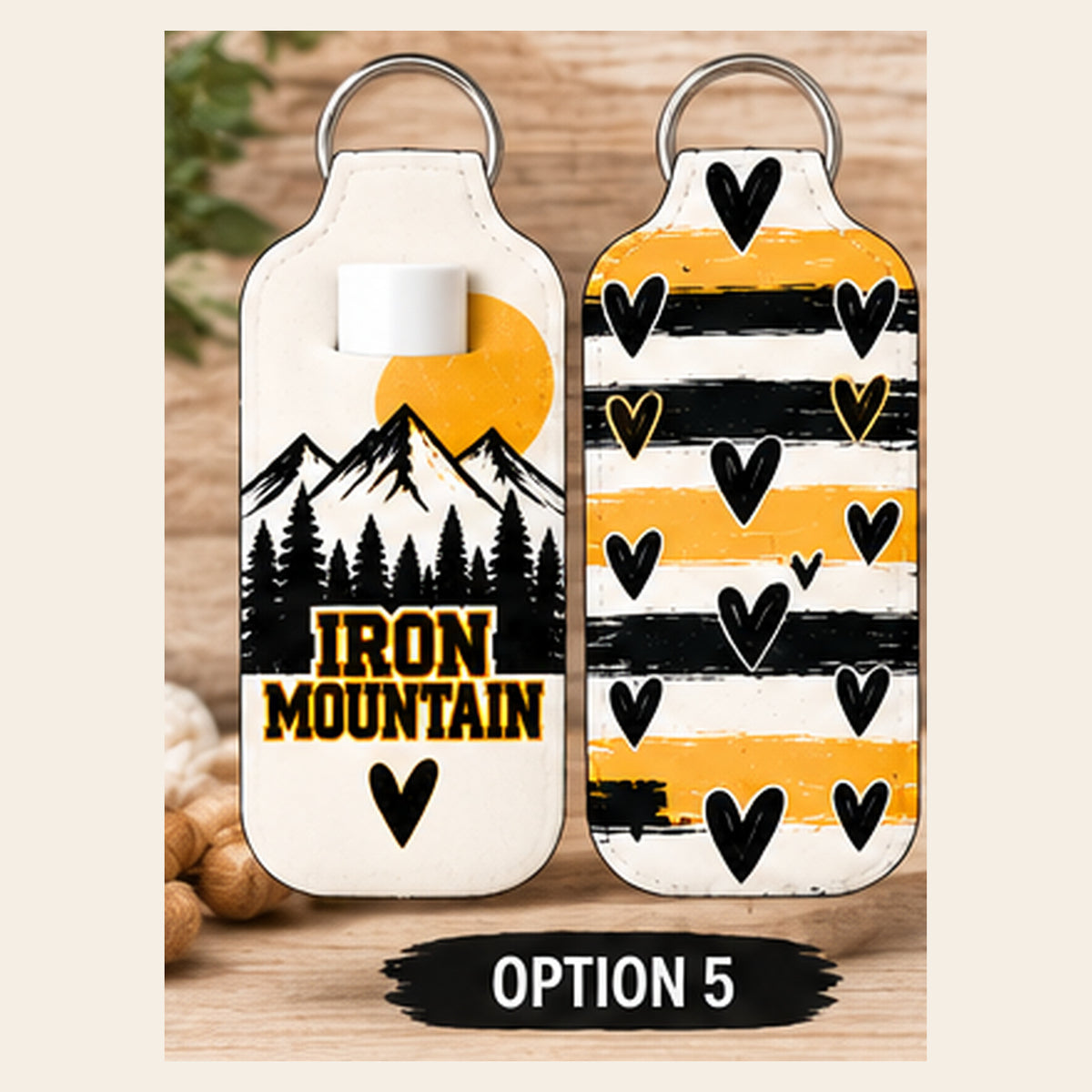 Mountaineer Lip Balm Holder Keychain