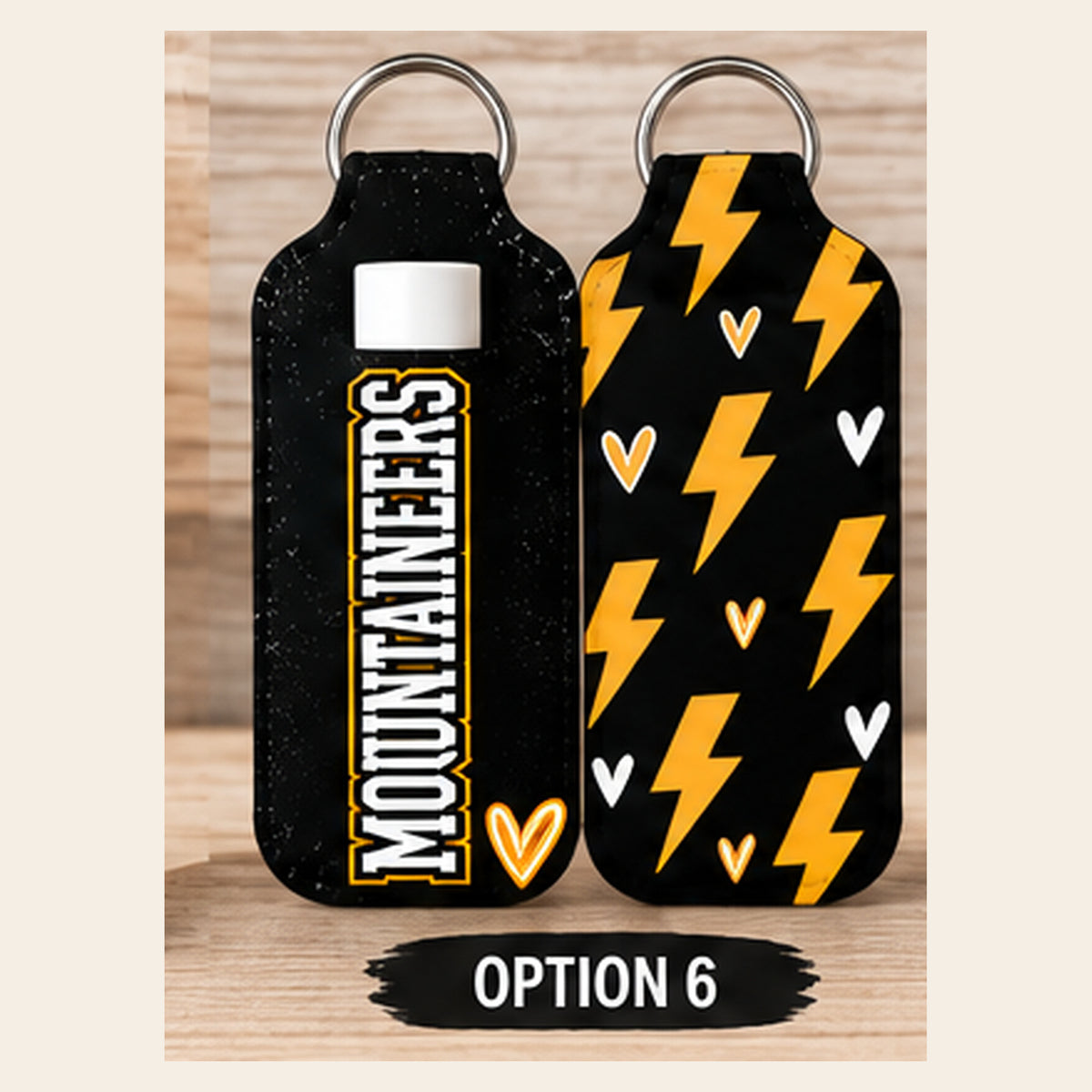 Mountaineer Lip Balm Holder Keychain