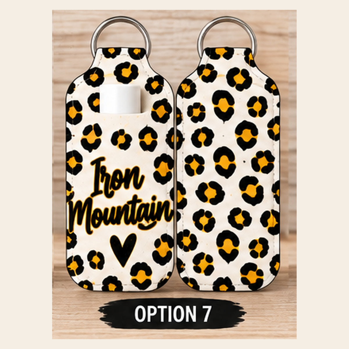 Mountaineer Lip Balm Holder Keychain