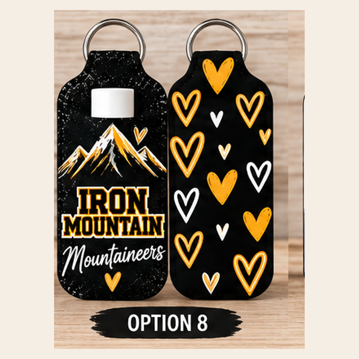 Mountaineer Lip Balm Holder Keychain