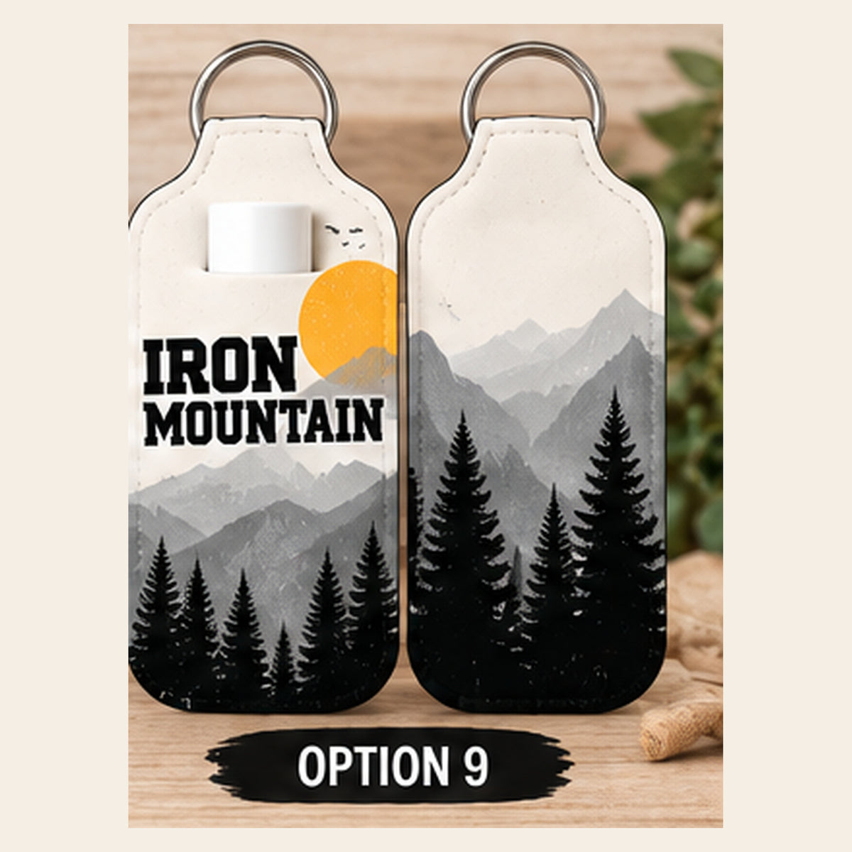 Mountaineer Lip Balm Holder Keychain