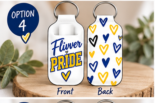 Flivver Lip Balm Holder Keychain