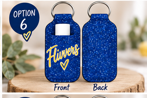 Flivver Lip Balm Holder Keychain
